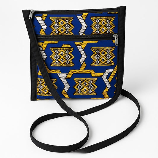 Valyo Heritage bags - VH-BAG-CROSS-BLUGLD-001 - White Bg