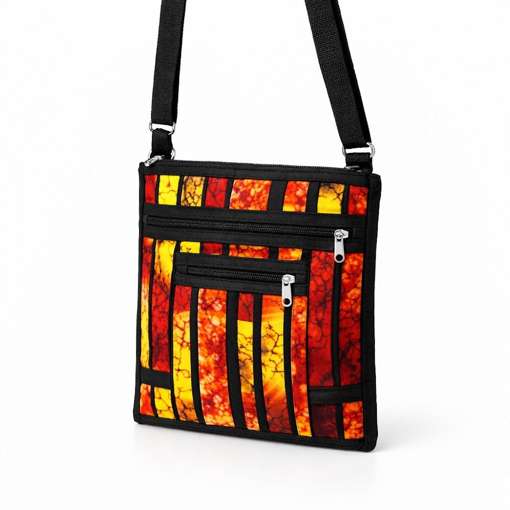 Valyo Heritage bags - VH-BAG-CROSS-SUNSET-004 - White Bg