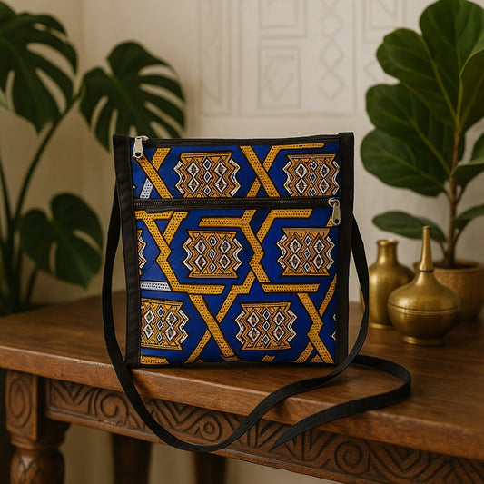 Valyo Heritage bags - VH-BAG-CROSS-BLUGLD-001 - Lifestyle