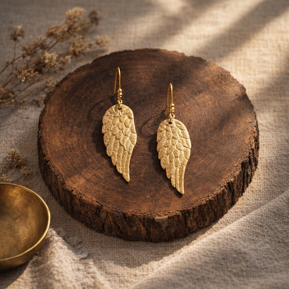 Valyo Heritage earrings - VH-EAR-DROP-WING-089 - Lifestyle