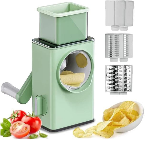 Aorlis AO-78333 Manual Rotary Cheese Grater, Vegetable Cutter - Valyo